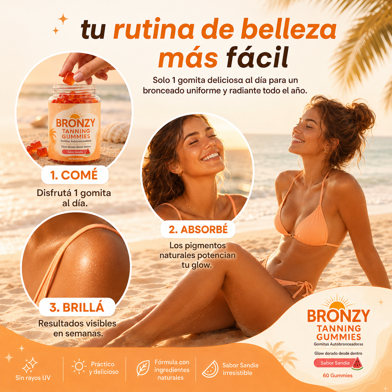 BRONZY™ | Gomitas Autobronceantes